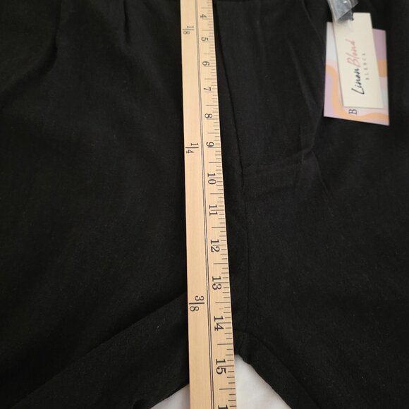 Blenca women's long linen blend pants, size L. - Picture 4 of 11